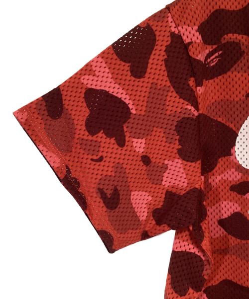 A BATHING APE（アベイシングエイプ）A BATHING APE (アベイシングエイプ) #88ゲームシャツ レッド サイズ:Mの古着・服飾アイテム