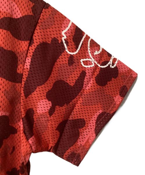 A BATHING APE（アベイシングエイプ）A BATHING APE (アベイシングエイプ) #88ゲームシャツ レッド サイズ:Mの古着・服飾アイテム