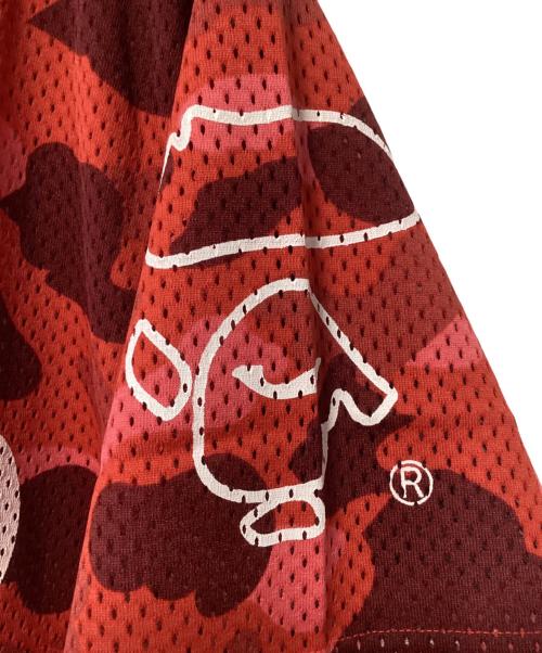 A BATHING APE（アベイシングエイプ）A BATHING APE (アベイシングエイプ) #88ゲームシャツ レッド サイズ:Mの古着・服飾アイテム