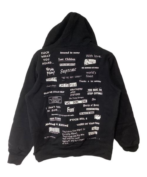 SUPREME（シュプリーム）SUPREME (シュプリーム) プルオーバーパーカー ブラック サイズ:Mediumの古着・服飾アイテム