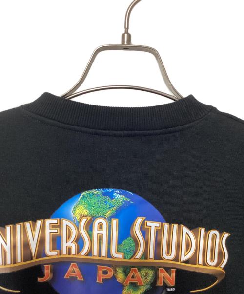 UNIVERSAL STUDIOS JAPAN（ユニバーサルスタジオジャパン）UNIVERSAL STUDIOS JAPAN (ユニバーサルスタジオジャパン) SUNTORY (サントリー) スウェット ブラック サイズ:Fの古着・服飾アイテム