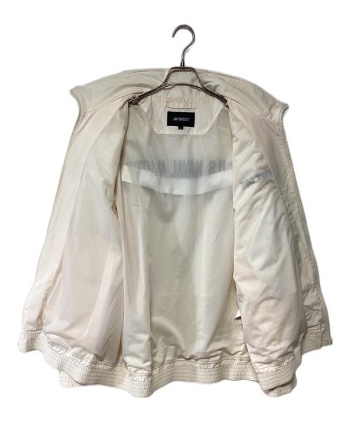 AVIREX（アヴィレックス）AVIREX (アヴィレックス) ケーブジャケット アイボリー サイズ:2XLの古着・服飾アイテム