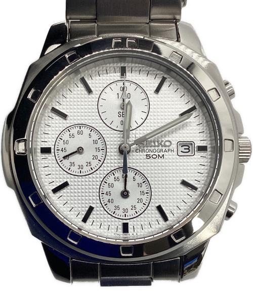 SEIKO（セイコー）SEIKO (セイコー) クロノグラフ ホワイトの古着・服飾アイテム