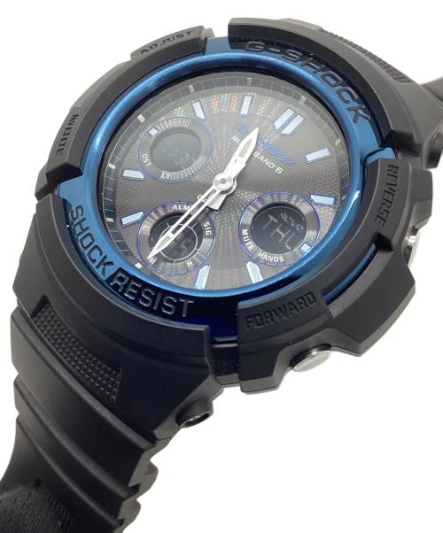 CASIO（カシオ）CASIO (カシオ) デジアナウォッチ ブラック×ブルーの古着・服飾アイテム