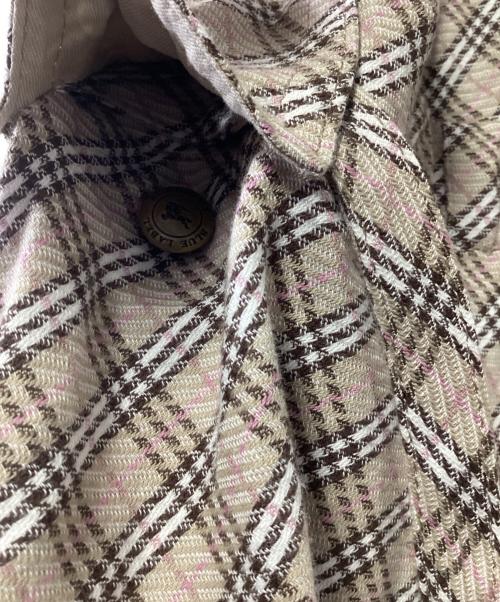 BURBERRY BLUE LABEL（バーバリー ブルー レーベル）BURBERRY BLUE LABEL (バーバリー ブルー レーベル) サロペット ベージュ×ブラウン サイズ:SIZE 38の古着・服飾アイテム