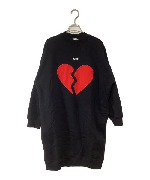 MSGM（エムエスジーエム）MSGM (エムエスジーエム) 長袖ワンピース ブラック サイズ:XSの古着・服飾アイテム