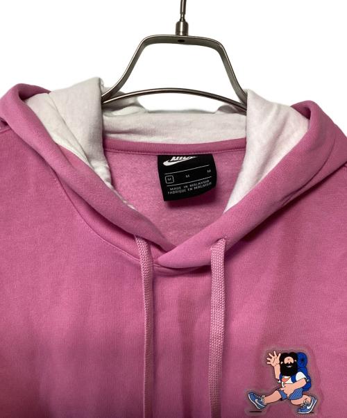 NIKE（ナイキ）NIKE (ナイキ) プルオーバーパーカー ピンク×ブルー サイズ:Mの古着・服飾アイテム