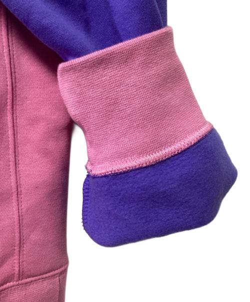 NIKE（ナイキ）NIKE (ナイキ) プルオーバーパーカー ピンク×ブルー サイズ:Mの古着・服飾アイテム