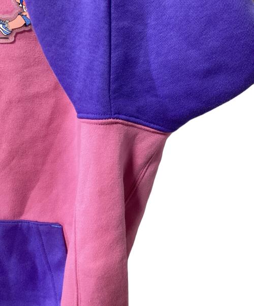 NIKE（ナイキ）NIKE (ナイキ) プルオーバーパーカー ピンク×ブルー サイズ:Mの古着・服飾アイテム
