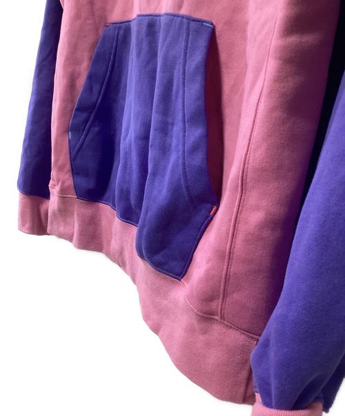 NIKE（ナイキ）NIKE (ナイキ) プルオーバーパーカー ピンク×ブルー サイズ:Mの古着・服飾アイテム