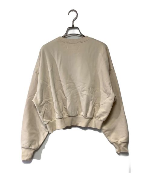 HER LIP TO（ハーリップトゥ）HER LIP TO (ハーリップトゥ) Cherish Oversized Sweatshirt ベージュ サイズ:Fの古着・服飾アイテム