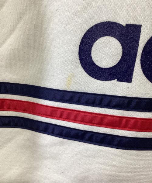 adidas（アディダス）adidas (アディダス) パーカー ホワイト×ネイビー×レッド サイズ:Lの古着・服飾アイテム