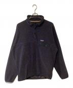 Patagonia SYNCHILLAパタゴニア シンチラ）の古着「ライトウェイトシンチラスナップT」｜ブラウン×ブルー