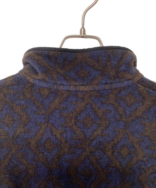 Patagonia SYNCHILLA（パタゴニア シンチラ）Patagonia SYNCHILLA (パタゴニア シンチラ) ライトウェイトシンチラスナップT ブラウン×ブルー サイズ:Lの古着・服飾アイテム