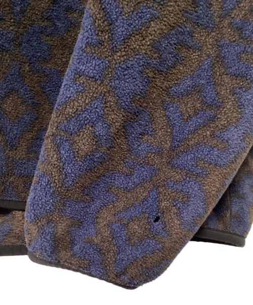 Patagonia SYNCHILLA（パタゴニア シンチラ）Patagonia SYNCHILLA (パタゴニア シンチラ) ライトウェイトシンチラスナップT ブラウン×ブルー サイズ:Lの古着・服飾アイテム