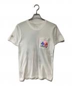 CHROME HEARTSクロムハーツ）の古着「Multi Color Cemetery Cross T-Shirt」｜ホワイト