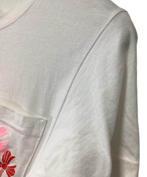 CHROME HEARTS（クロムハーツ）CHROME HEARTS (クロムハーツ) Multi Color Cemetery Cross T-Shirt ホワイト サイズ:SMALLの古着・服飾アイテム