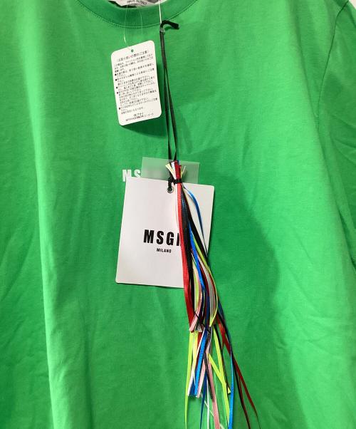 MSGM（エムエスジーエム）MSGM (エムエスジーエム) 半袖Tシャツ グリーン サイズ:Mの古着・服飾アイテム
