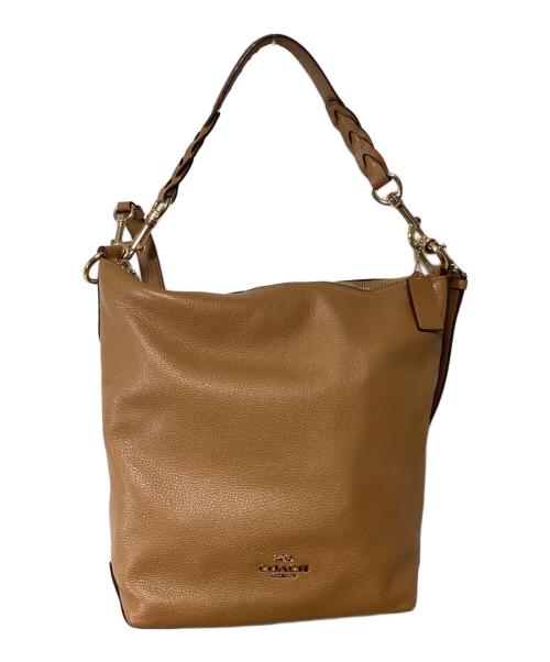 COACH（コーチ）COACH (コーチ) 2WAYバッグ キャメルの古着・服飾アイテム