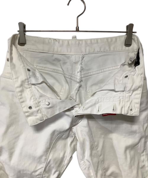 DSQUARED2（ディースクエアード）DSQUARED2 (ディースクエアード) ジーンズ ホワイト サイズ:48の古着・服飾アイテム