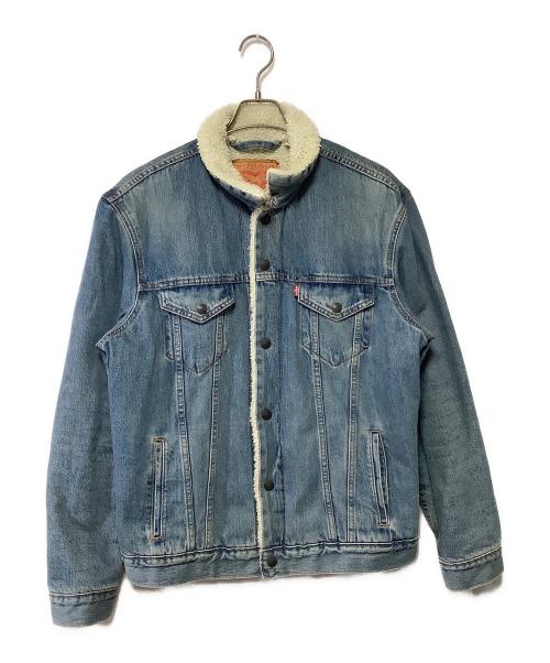 LEVI'S（リーバイス）LEVI'S (リーバイス) 裏ボアデニムジャケット ブルー サイズ:Lの古着・服飾アイテム