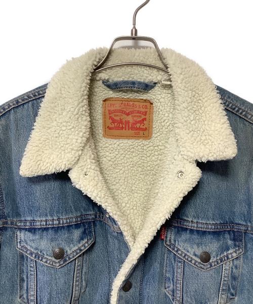 LEVI'S（リーバイス）LEVI'S (リーバイス) 裏ボアデニムジャケット ブルー サイズ:Lの古着・服飾アイテム
