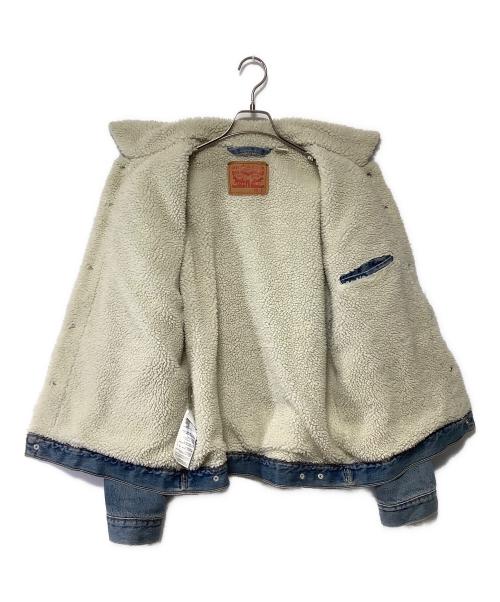LEVI'S（リーバイス）LEVI'S (リーバイス) 裏ボアデニムジャケット ブルー サイズ:Lの古着・服飾アイテム