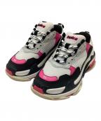BALENCIAGAバレンシアガ）の古着「ダッドスニーカー」｜ホワイト×ブラック×ピンク