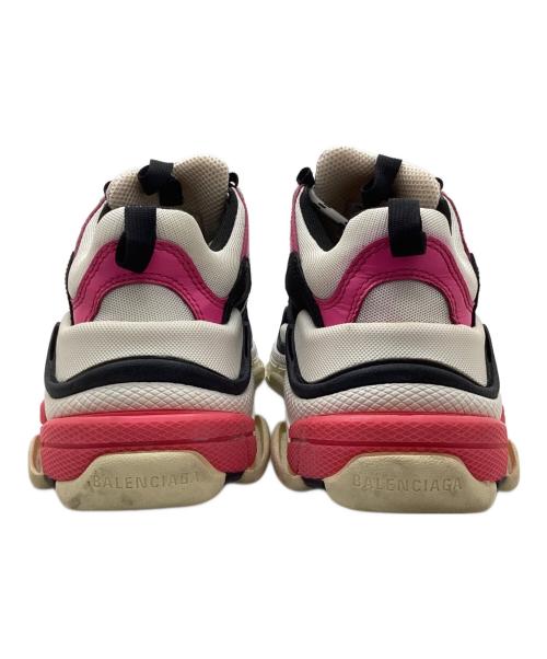 BALENCIAGA（バレンシアガ）BALENCIAGA (バレンシアガ) ダッドスニーカー ホワイト×ブラック×ピンク サイズ:24の古着・服飾アイテム