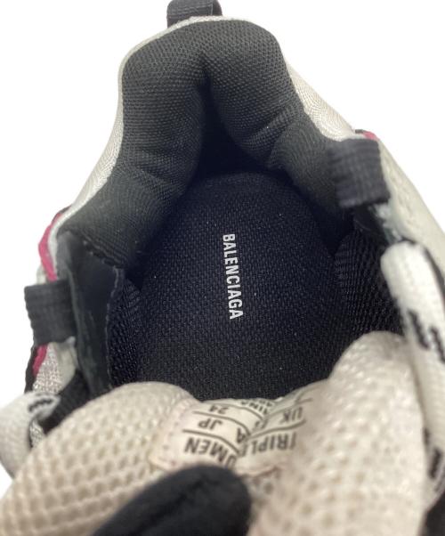BALENCIAGA（バレンシアガ）BALENCIAGA (バレンシアガ) ダッドスニーカー ホワイト×ブラック×ピンク サイズ:24の古着・服飾アイテム