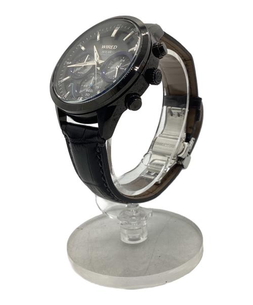 SEIKO WIRED（セイコーワイヤード）SEIKO WIRED (セイコーワイヤード) クロノグラフ ブラックの古着・服飾アイテム