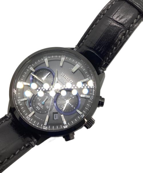 SEIKO WIRED（セイコーワイヤード）SEIKO WIRED (セイコーワイヤード) クロノグラフ ブラックの古着・服飾アイテム