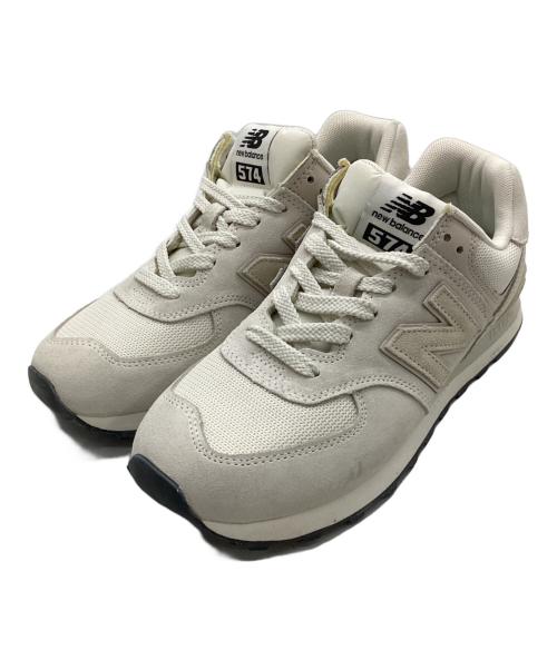 NEW BALANCE（ニューバランス）NEW BALANCE (ニューバランス) ローカットスニーカー アイボリー サイズ:26.5の古着・服飾アイテム