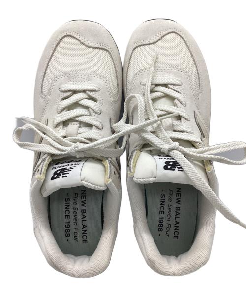 NEW BALANCE（ニューバランス）NEW BALANCE (ニューバランス) ローカットスニーカー アイボリー サイズ:26.5の古着・服飾アイテム