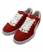 PUMAプーマ）の古着「ローカットスニーカー」｜レッド×ホワイト