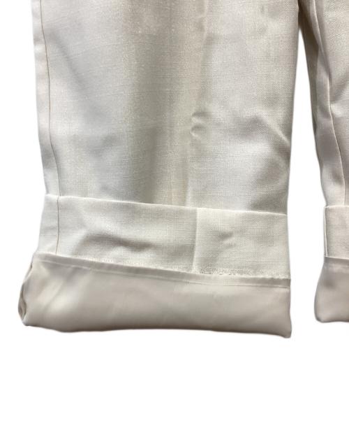 YORI（ヨリ）YORI (ヨリ) ドライツイードサロペット アイボリー サイズ:36の古着・服飾アイテム