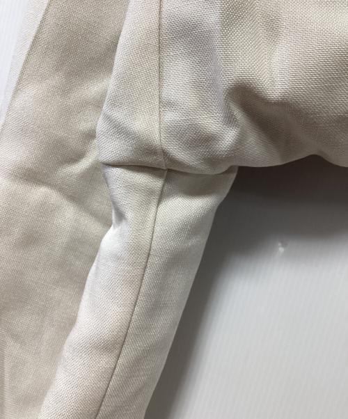 YORI（ヨリ）YORI (ヨリ) ドライツイードサロペット アイボリー サイズ:36の古着・服飾アイテム