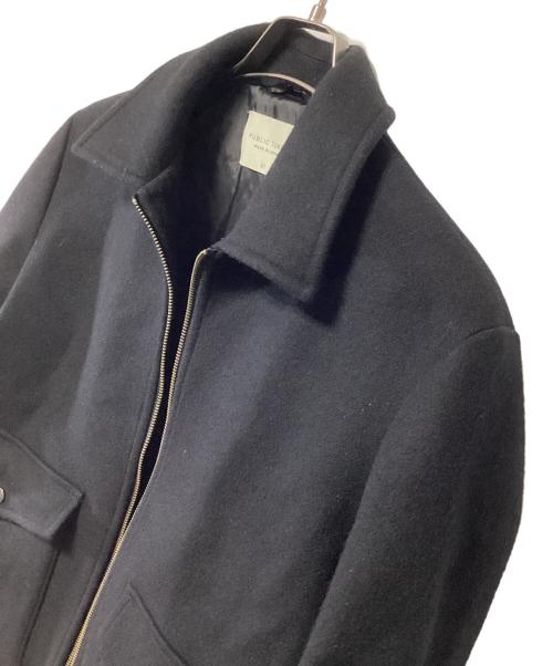 PUBLIC TOKYO（パブリックトウキョウ）PUBLIC TOKYO (パブリックトウキョウ) メルトンウールブルゾン ブラック サイズ:01の古着・服飾アイテム