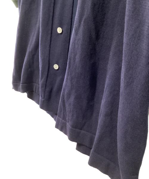 Coohem（コーヘン）Coohem (コーヘン) 薄手ニット ネイビー×グリーン サイズ:Mの古着・服飾アイテム
