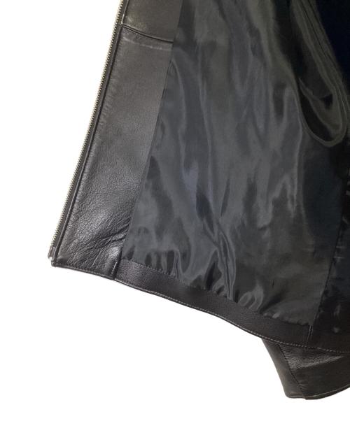 LIDnM（リドム）LIDnM (リドム) シングルライダースジャケット ブラック サイズ:Mの古着・服飾アイテム