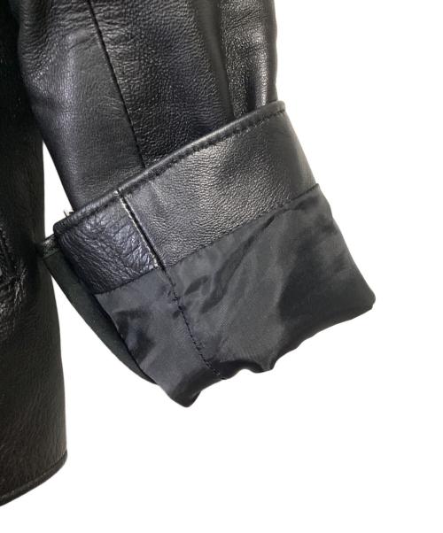 LIDnM（リドム）LIDnM (リドム) シングルライダースジャケット ブラック サイズ:Mの古着・服飾アイテム