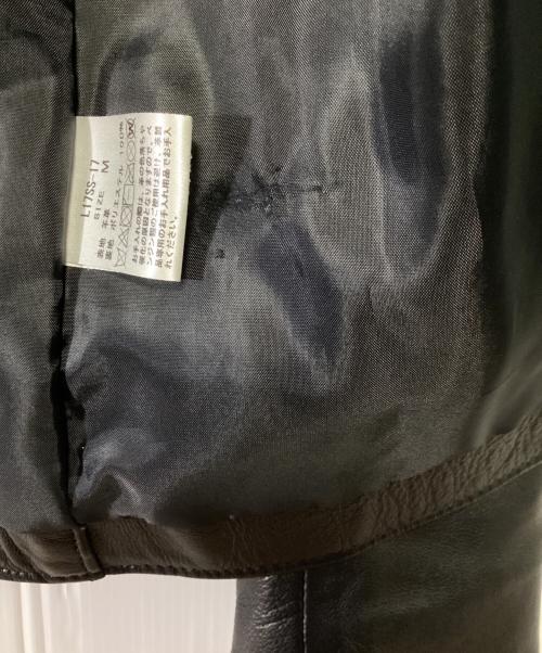 LIDnM（リドム）LIDnM (リドム) シングルライダースジャケット ブラック サイズ:Mの古着・服飾アイテム