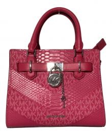 MICHAEL KORS（マイケルコース）の古着「ハンドバッグ」｜ショッキングピンク