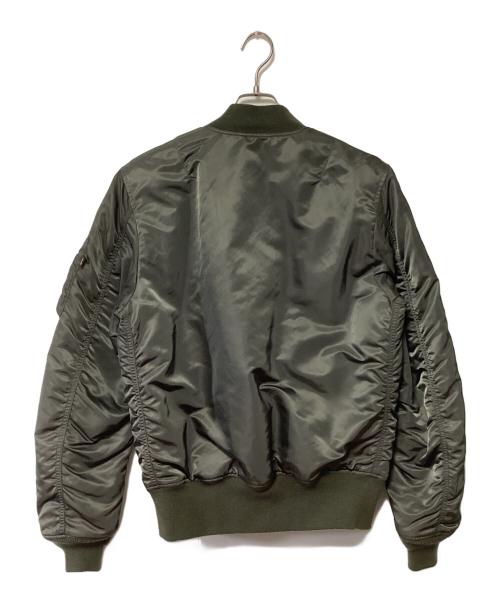 ALPHA（アルファ）ALPHA (アルファ) MA-1ジャケット カーキ サイズ:Lの古着・服飾アイテム