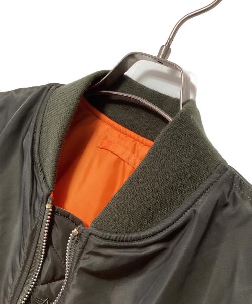 ALPHA（アルファ）ALPHA (アルファ) MA-1ジャケット カーキ サイズ:Lの古着・服飾アイテム