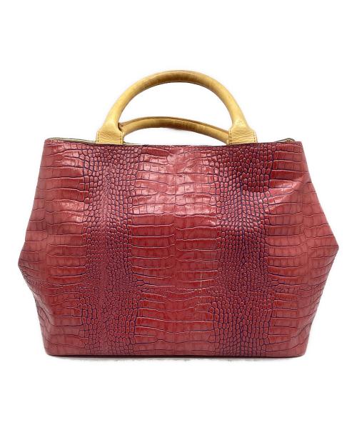 Vivienne Westwood（ヴィヴィアンウエストウッド）Vivienne Westwood (ヴィヴィアンウエストウッド) ハンドバッグ レッド×イエローの古着・服飾アイテム