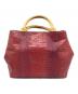 Vivienne Westwood (ヴィヴィアンウエストウッド) ハンドバッグ レッド×イエロー：15000円