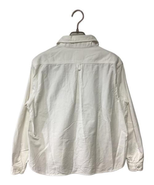 DANTON（ダントン）DANTON (ダントン) 丸襟プルオーバーシャツ ホワイト サイズ:36の古着・服飾アイテム