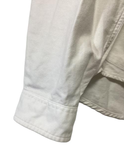 DANTON（ダントン）DANTON (ダントン) 丸襟プルオーバーシャツ ホワイト サイズ:36の古着・服飾アイテム