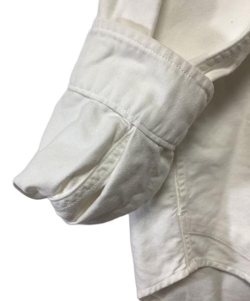 DANTON（ダントン）DANTON (ダントン) 丸襟プルオーバーシャツ ホワイト サイズ:36の古着・服飾アイテム